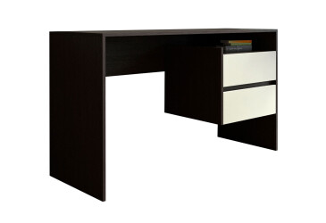 Фото Стол письменный Moreli ST0006 125x52 см с ящиками венге магия / белый