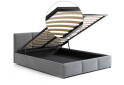 Фото 8 - Кровать Doros Мона 160х200 см подъемное, Серый