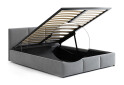 Фото 9 - Кровать Doros Мона 160х200 см подъемное, Серый
