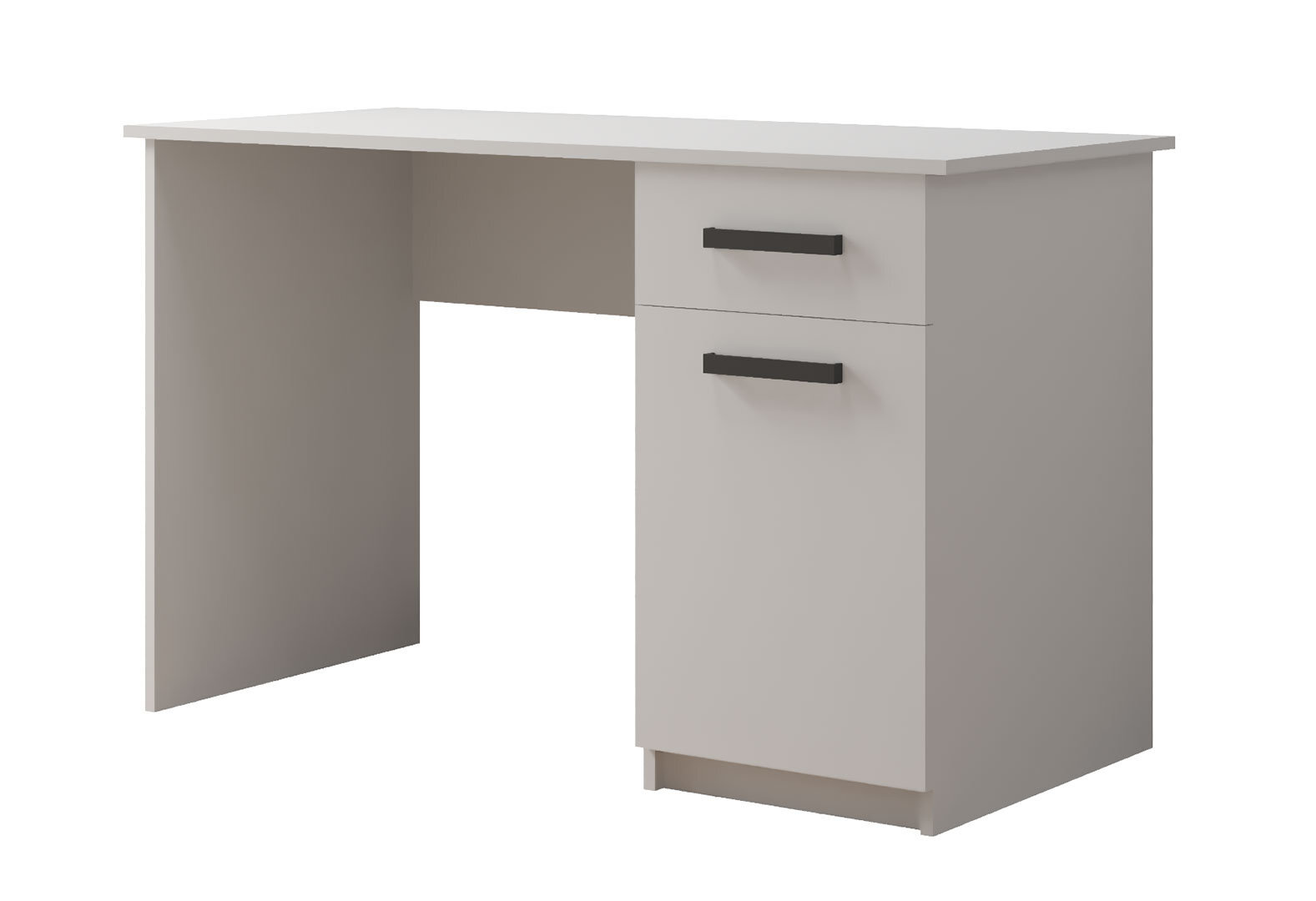 Фото 5 - Стіл письмовий Kredens furniture СК-2 115x55 см з тумбою і шухлядою аляска біла