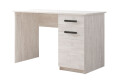Фото 1 - Стіл письмовий Kredens furniture СК-2 115x55 см з тумбою і шухлядою аляска сіра