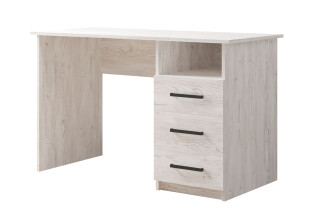 Фото Стіл письмовий Kredens furniture СК-3 115x55 см з шухлядами аляска сіра