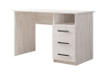 Фото 1 - Стіл письмовий Kredens furniture СК-3 115x55 см з шухлядами аляска сіра
