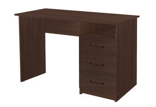 Фото Стіл письмовий Kredens furniture СК-3 115x55 см з шухлядами венге