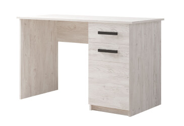 Фото Стіл письмовий Kredens furniture СК-2 115x55 см з тумбою і шухлядою аляска сіра