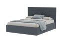 Фото 1 - Ліжко-подіум MiroMark Bristol / Брістоль 160x200, антрацит велюр