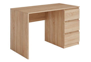 Фото Стол письменный Moreli Т224 120x60 см с ящиками справа, дуб сонома