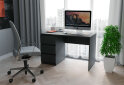 Image 2 - Стіл письмовий Moreli Т224 120x60 см з шухлядами зліва, антрацит