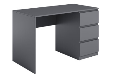 Фото Стол письменный Moreli Т224 120x60 см с ящиками справа, антрацит