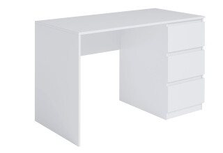 Фото Стол письменный Moreli Т224 120x60 см с ящиками справа, белый
