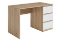 Фото 1 - Стол письменный Moreli Т224 120x60 см с ящиками справа, дуб сонома / белый