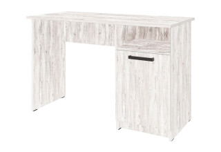 Фото Стіл письмовий Kredens furniture СК-1 115x55 см з тумбою аляска сіра
