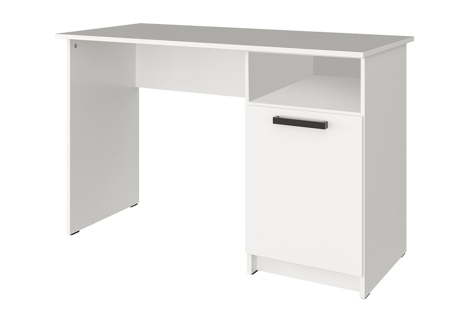 Фото 1 - Стіл письмовий Kredens furniture СК-1 115x55 см з тумбою аляска біла