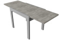 Фото 3 - Стіл обідній Неман Корс 89x69 см розкладний, бетон, ніжки сірі