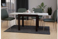 Фото 3 - Стол обеденный Неман Корс 89x69 см розкладний, белый, ножки венге