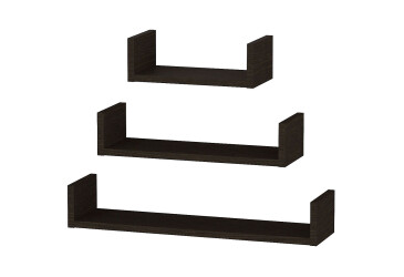 Фото Полиці Moreli GТ0037 3шт / 30 см, 45 см, 60 см, венге магія