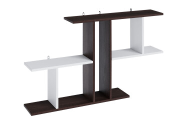 Фото Поличка Moreli Т8 105 см, венге магія / білий