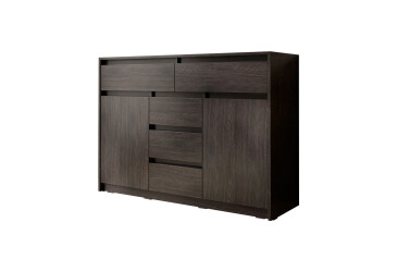Фото Комод Moreli Т227 с дверцами и ящиками 127 см венге магия