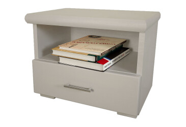 Фото Тумба приліжкова Arbor Drev Стандарт з шухлядою 50 см, сірий бук