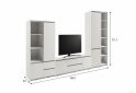 Зображення 4 - Вітальня Kredens furniture Естетик 290 см, біла