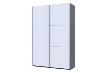 Image Шкаф-купе Doros G-Caiser / Джи-Кейзер 2-дверный 160 см, графит / белый