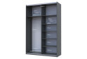 Image 5 - Шафа-купе Doros G-Caiser / Джі-Кейзер 2-дверна з дзеркалом 160 см, графіт