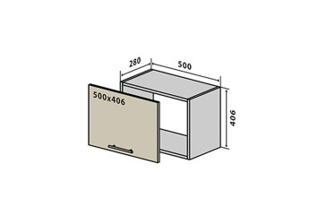 Фото В12 Окапник 50 Бета (фасад 18 мм) Вип-Мастер
