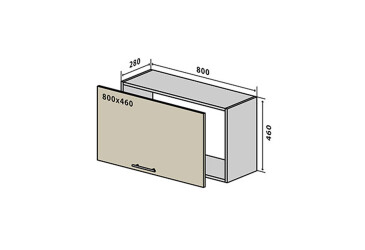 Фото В51 Окапник 80 Бета (фасад 18 мм) Вип-Мастер