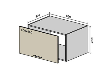 Фото В78 Окапник 80 Бета Люкс (фасад 18 мм) Вип-Мастер