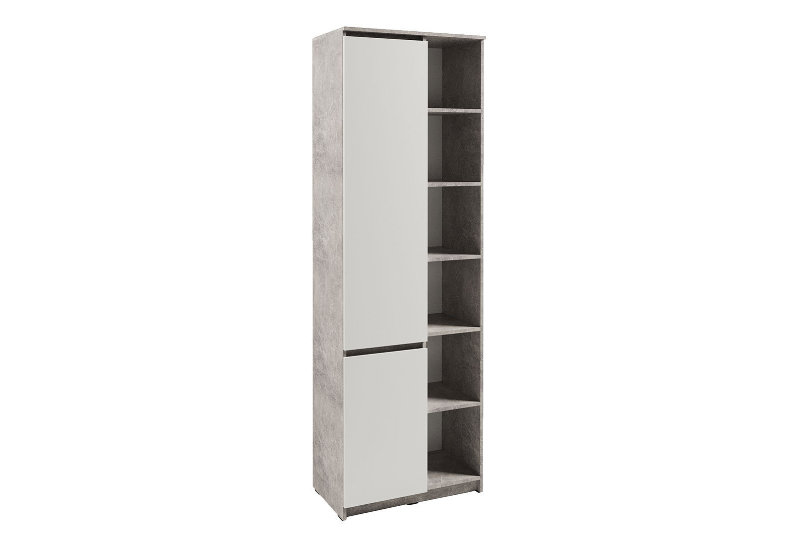 Фото 101359 - Вітальня Kredens furniture Естетик 290 см, бетон / білий