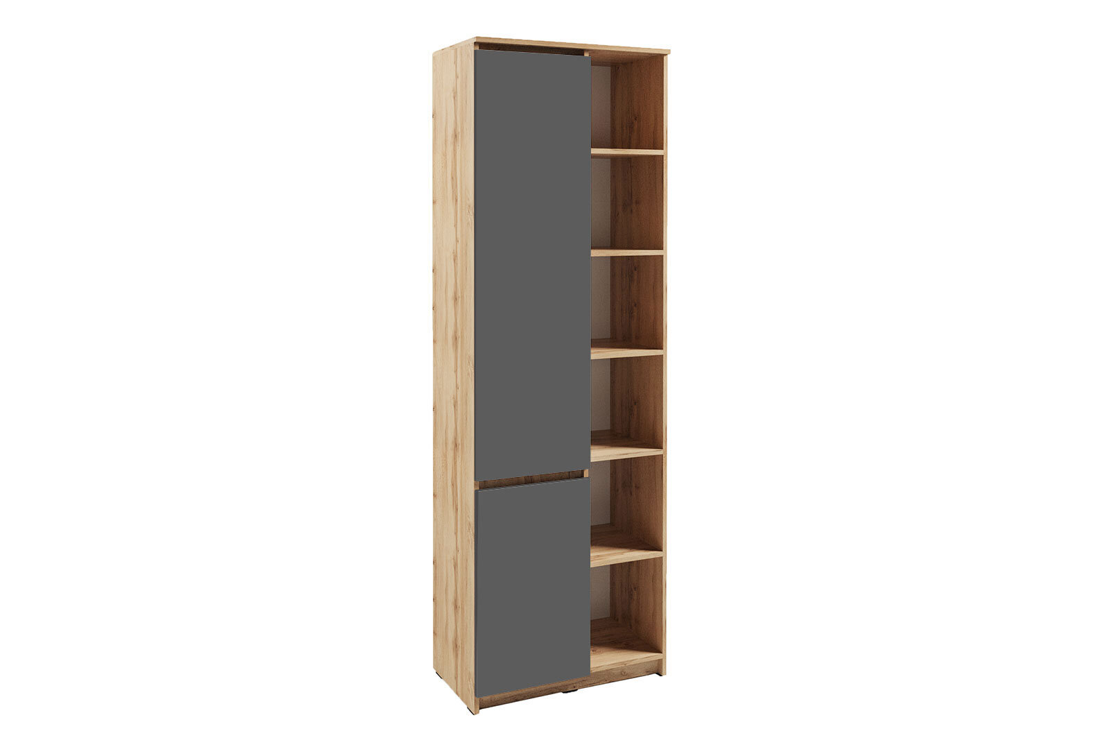 Фото 101414 - Вітальня Kredens furniture Естетик 290 см, дуб аппалачі / антрацит