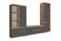 Зображення 2 - Вітальня Kredens furniture Естетик 290 см, дуб аппалачі / антрацит