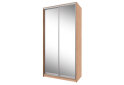 Image 1 - Шкаф-купе Garant NV 2-дверный с 2 зеркалами 120x220x45 см, Дуб сонома, профиль серебро
