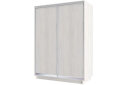 Изображение 1 - Шкаф-купе Garant NV 2-дверный 2 ДСП 140x220x60 см, Артвуд светлый, профиль серебро