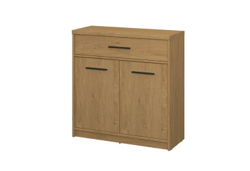 Фото Комод ВМВ Холдинг Пави / Pavi 2-дверный с ящиком 84 см, Дуб Каменный 