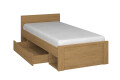 Фото 4 - Ліжко VMV holding Паві / Pavi (без вкладу) 90х200 см з шухлядою, Дуб Кам'яний