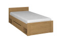 Фото 3 - Ліжко VMV holding Паві / Pavi (без вкладу) 90х200 см з шухлядою, Дуб Кам'яний