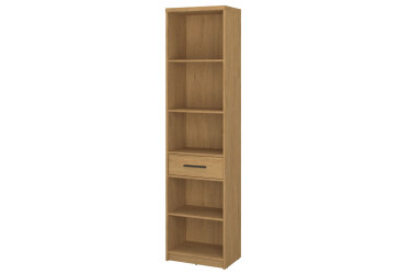 Фото Шкаф-стеллаж открытый ВМВ Холдинг Пави / Pavi с ящиком 50 см, Дуб Каменный