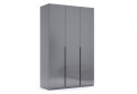 Фото 2 - Шкаф МироМарк Тео 3-хдверный 134 см, мат антрацит / мат графит