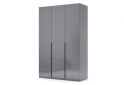 Фото 1 - Шкаф МироМарк Тео 3-хдверный 134 см, мат антрацит / мат графит