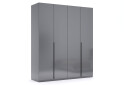 Фото 3 - Шкаф МироМарк Тео 4-хдверный 179 см, мат антрацит / мат графит