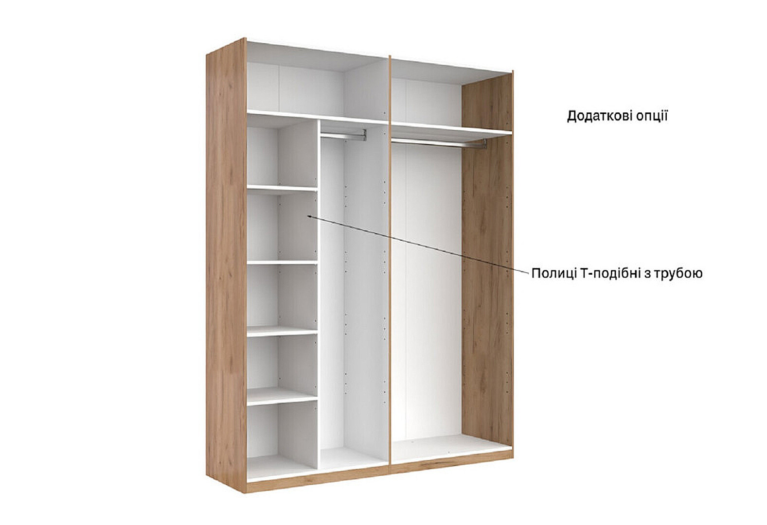 Фото 6 - Шкаф МироМарк Тео 4-хдверный 179 см, мат антрацит / мат графит