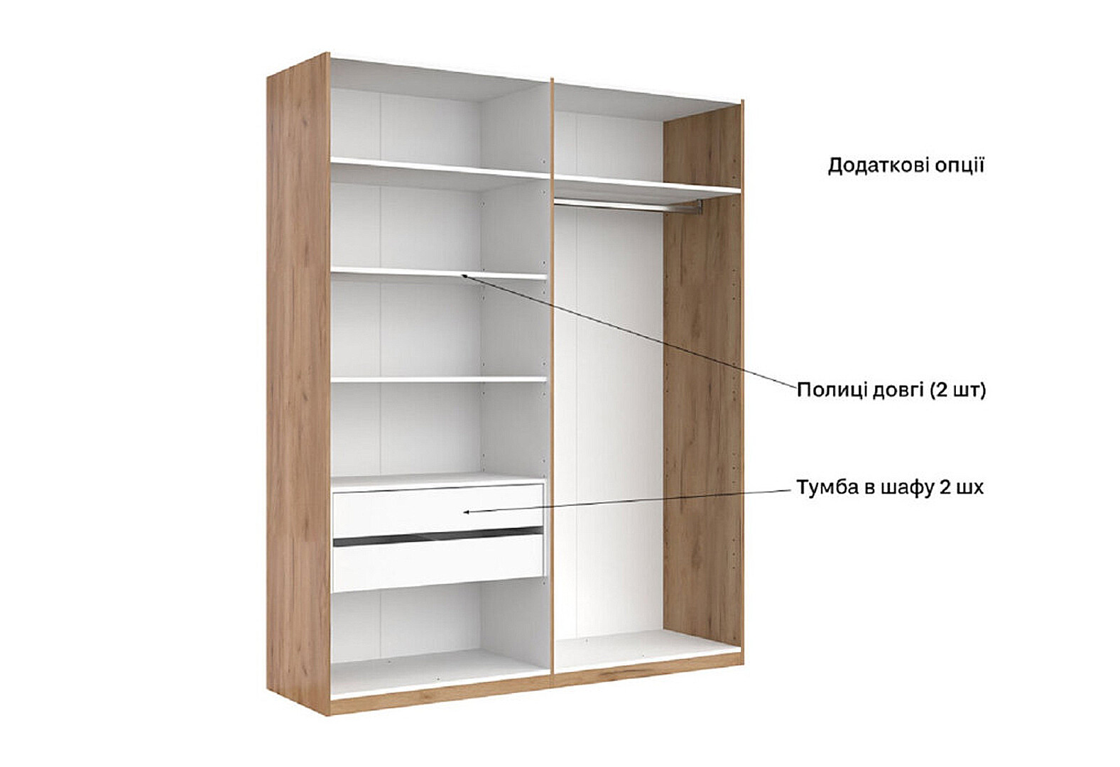 Фото 8 - Шкаф МироМарк Тео 4-хдверный 179 см, мат антрацит / мат графит