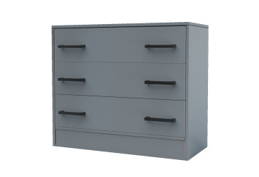 Фото Комод Garant Віва / Viva з 3 шухлядами 90 см, шиншила грей