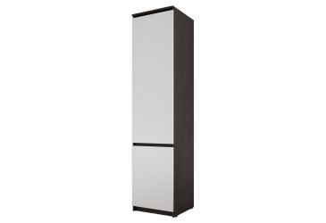 Фото Шафа-пенал закритий Moreli T217 (полички) 50 см, венге магія / білий