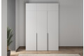 Фото 4 - Шафа Moreli Ліберті (ST0027) 3-дверна з антресолею 180 см, біла