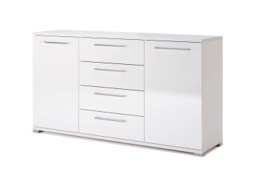 Фото Комод MiroMark Фемили 2-дверный с 4 ящиками 150 см Белый