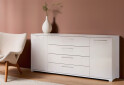 Фото 2 - Комод MiroMark Фемили 2-дверный с 4 ящиками 190 см Белый