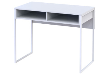 Фото Стол письменный Doros Барт с полкой 100х55 см, Белый