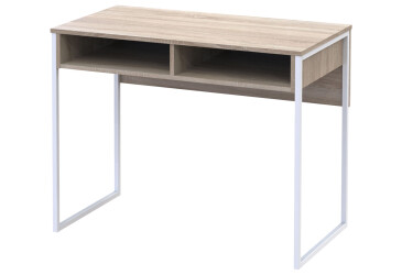 Фото Стол письменный Doros Барт с полкой 100х55 см, Дуб сонома